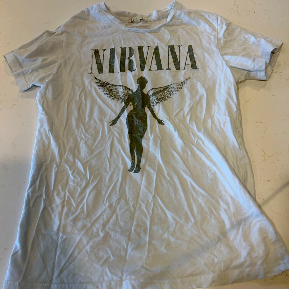 Thrifted Nirvana Tour Shirt